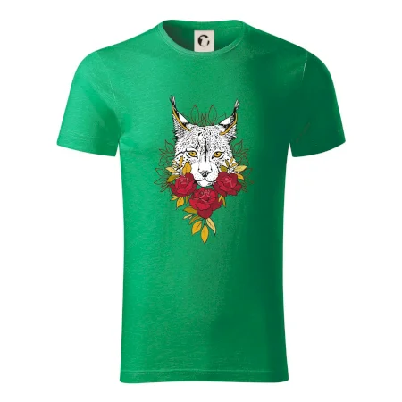 Rys s červenými ružami (Pecka design)