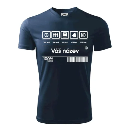 Čárový kód - Vlastní text