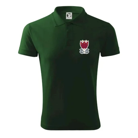 Folklór na prsníku kvetina štvorlistá