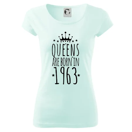 Queens are born in 1963