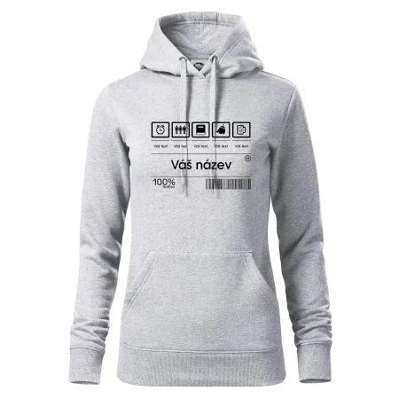 Čárový kód - Vlastní text