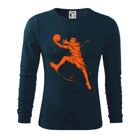 Basketball player splash