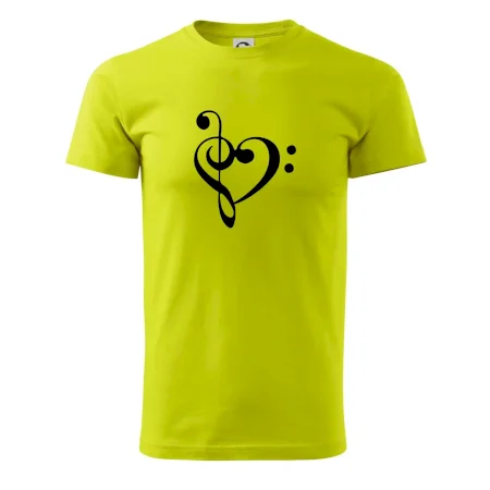 Husľový kľúč srdce