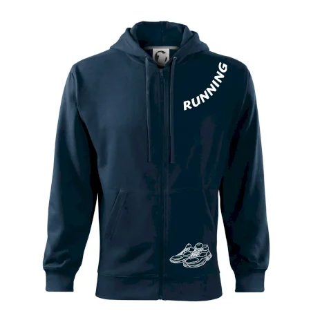 Running nápis šikmo