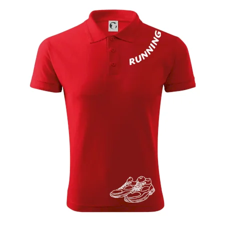 Running nápis šikmo