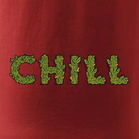 Konopi nápis chill