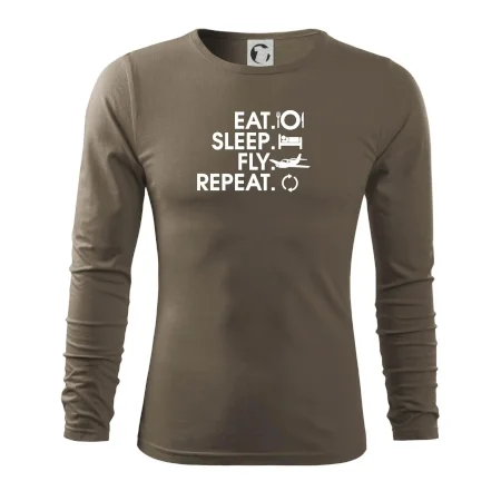 Eat sleep fly repeat