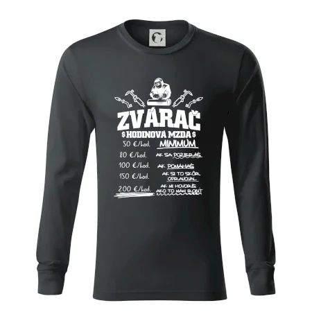 Hodinová mzda zvárač