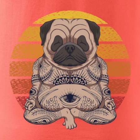 Yoga meditace - pug