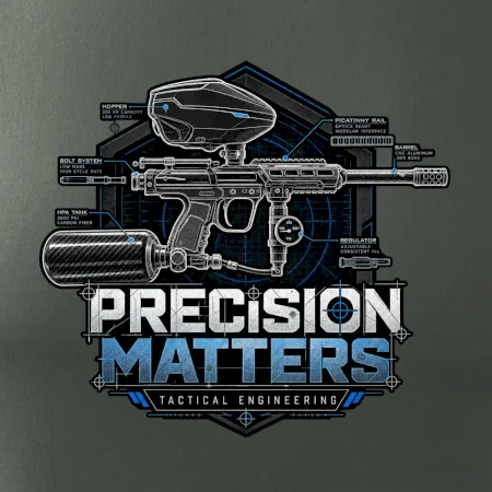 Technický nákres – presnosť je dôležitá paintball