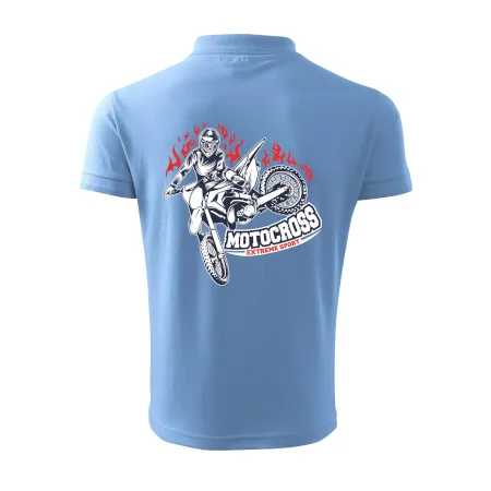 Motocross extreme sport fire