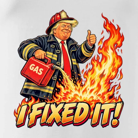 Donald Trump jako hasič I fixed it