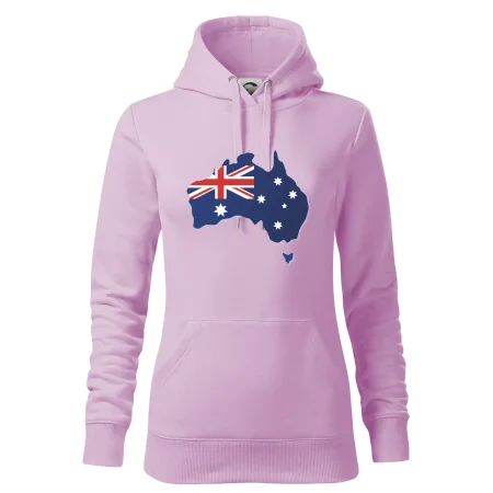 Austrália - vlajka mapa