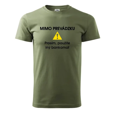 Mimo prevádzku prosím, použite iný bankomat