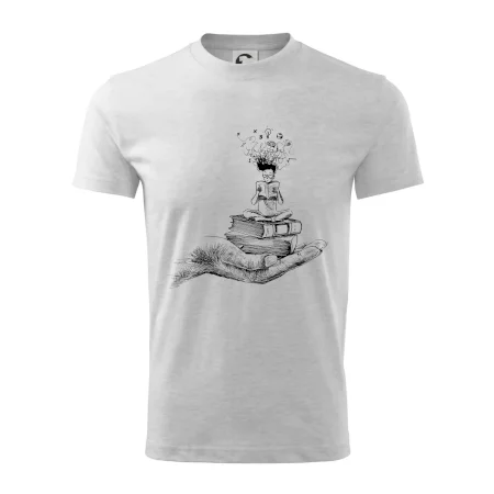 Čitateľ - ruka kreslená