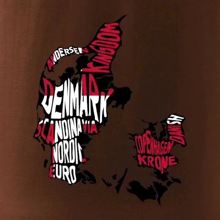 Mapy - názvy miest - Dánsko