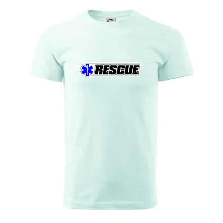 Záchranár rescue kríž modrý