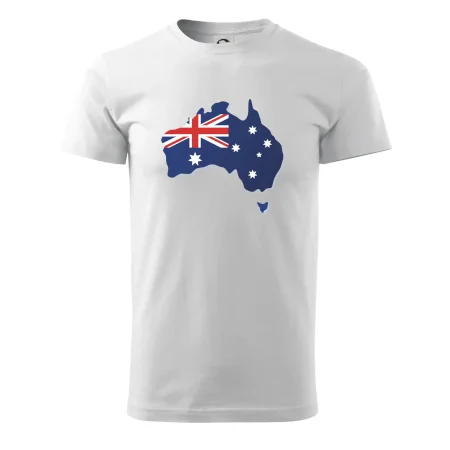 Austrália - vlajka mapa