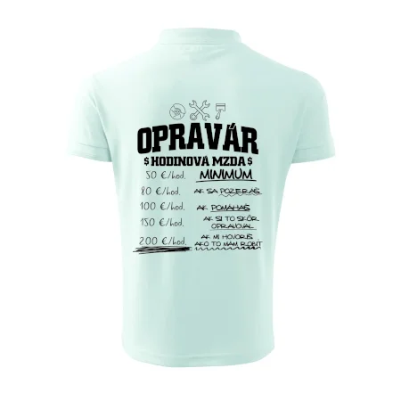 Hodinová mzda - opravár