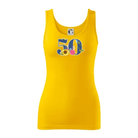 Kvetinové číslo kreslené - 50