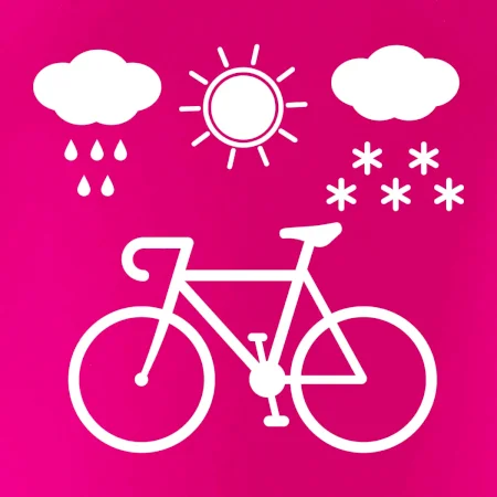Cyklista za každého počasia