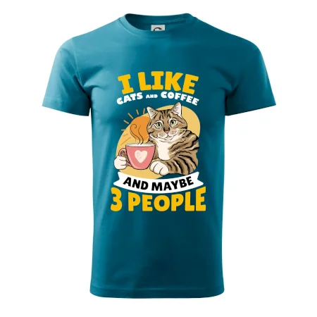 I like cats and coffee and maybe 3 people