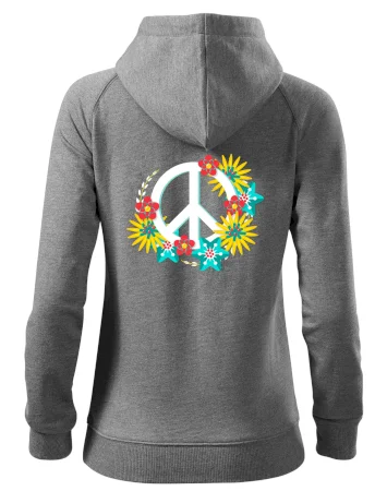 Peace symbol abstraktný