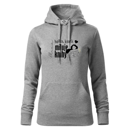 Čiernobiela holka, ktorá miluje knihy - holka - Vaše meno