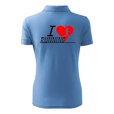 I love running dievča