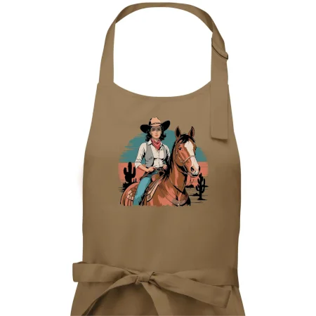 Cowgirl vintage na koni