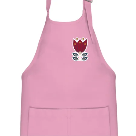 Folklór na prsníku kvetina štvorlistá