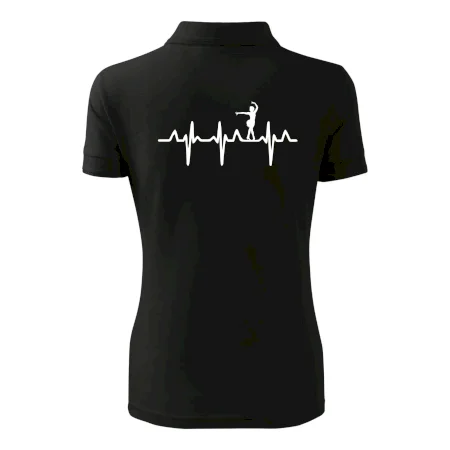 EKG tanečnice salsy