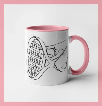 Tenisová raketa jedným ťahom