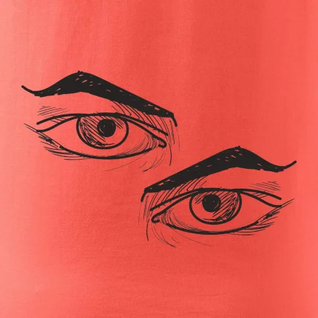 Párový motív - oko naštvané