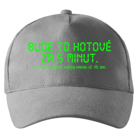 BUDE TO HOTOVÉ ZA 5 MINUT