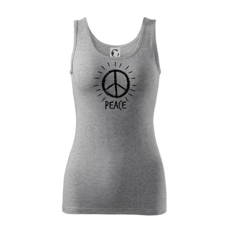 Peace symbol čiernobiely