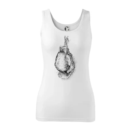 Boxerské rukavice kreslené na výšku