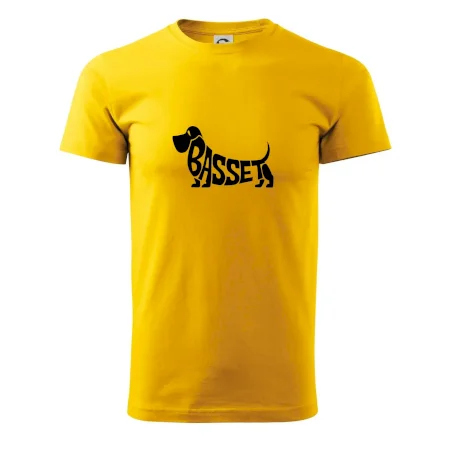 Basset nápis v tele