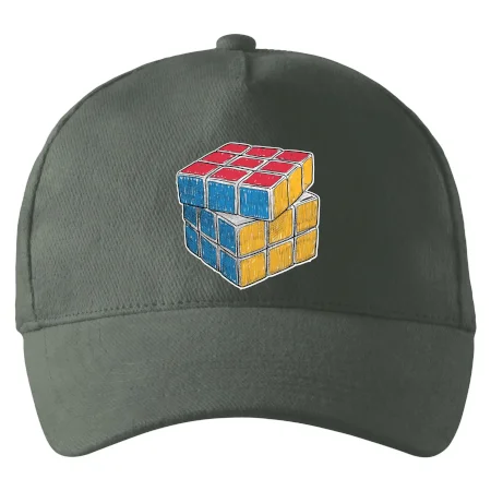 Rubikova kocka kreslená