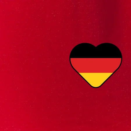 Germany love prso - Nemecká vlajka