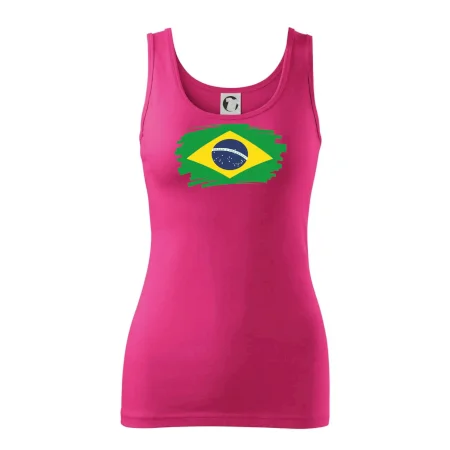 Brazília vlajka štetkou