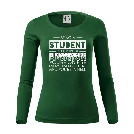 Being a student - bike