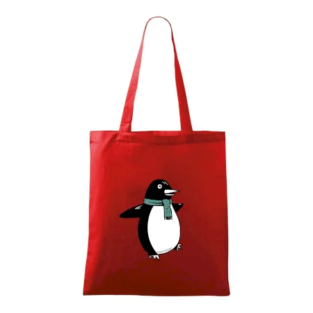 Tučniak so zeleným šálom