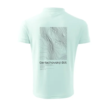 Gerlachovský štít - vrstevnice v obdĺžniku