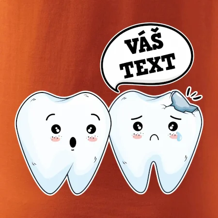 Zubárske tričko - Vás text