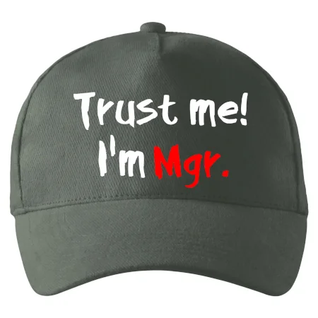 Trust me I´m  Mgr. / Ver mi som Magister.