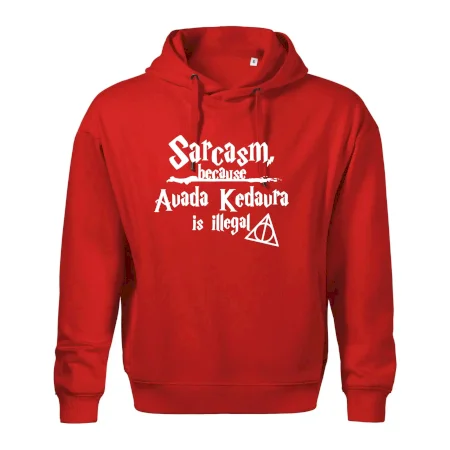 Harry - Sarcasm, because Avada Kedavra is illegal