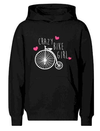 Crazy bike girl