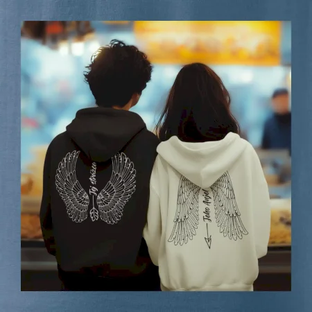 Párova mikina - Jeho anjel , Jej strážca