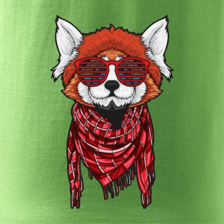 Červená panda hipster